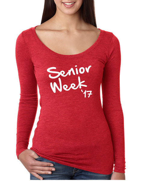 Women's Shirt Senior Week 17 White Class Of 2017 Party