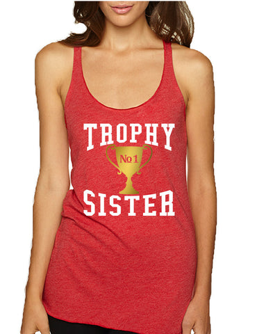 Women's Tank Top Trophy Sister Love Family Cute Sister Top - ALLNTRENDSHOP - 1