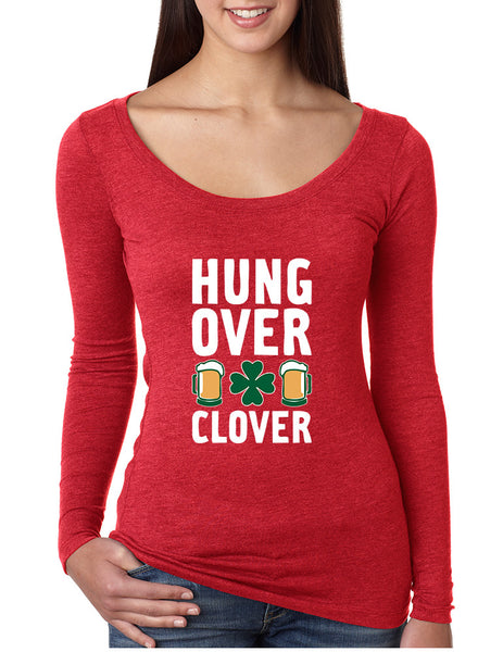 Women's Shirt Hungover Clover St Patrick's Day Party Shirt