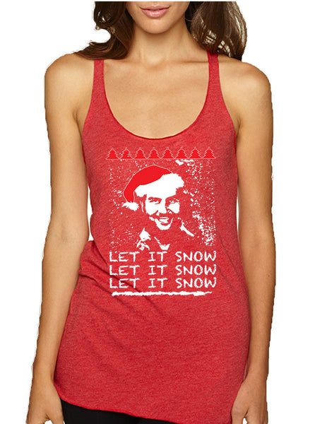 Women's Tank Top Pablo Escobar Snow Christmas Funny Gift - ALLNTRENDSHOP - 3