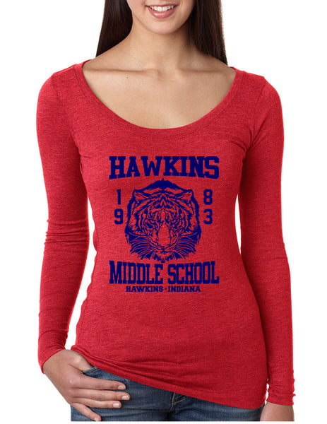 Women's Shirt Hawkins Middle School 1983 - ALLNTRENDSHOP - 4