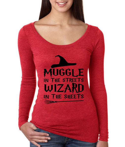 Women's Shirt Muggle In The Streets Wizard In The Sheets - ALLNTRENDSHOP - 4