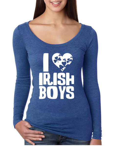 Women's Shirt I Love Irish Boys St Patrick's Day Party Shirt