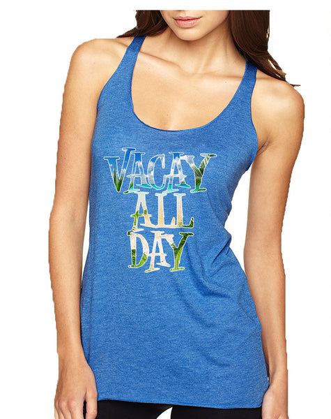 Women's Tank Top Vacay All Day Vacation Summer Beach Top