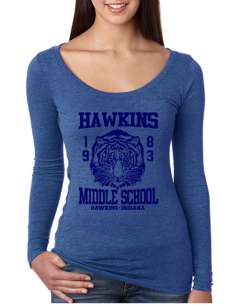 Women's Shirt Hawkins Middle School 1983 - ALLNTRENDSHOP - 5