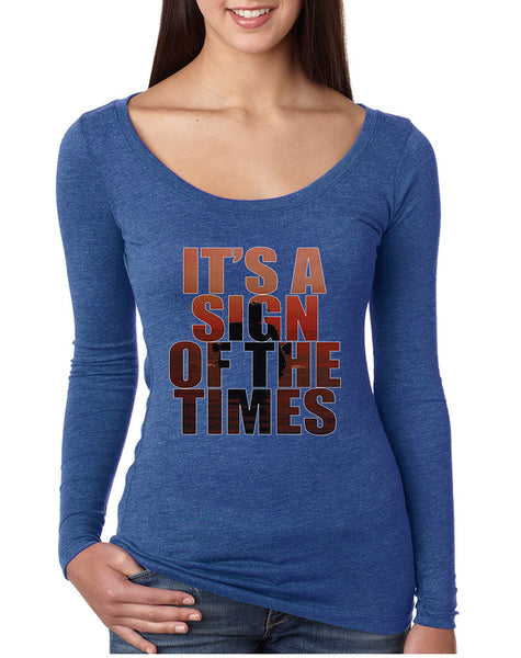 Women's Shirt It's A Sign Of The Times Styles Shirt Popular Top