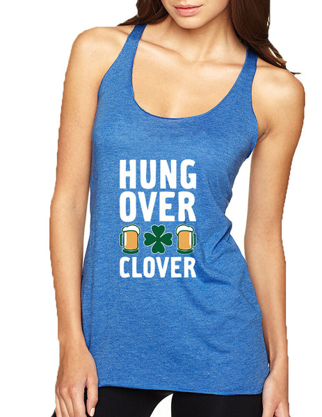 Women's Tank Top Hungover Clover St Patrick's Day Party
