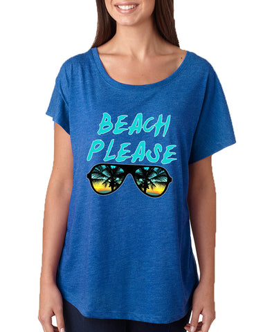 Women's Dolman Beach Please Summer Vacation Beachwear