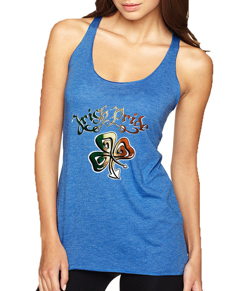 Women's Tank Top Irish Pride Shamrock St Patrick's Top