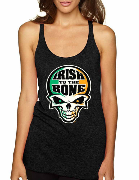 Irish To The Bone Skull women tanktop St Patrik - ALLNTRENDSHOP - 3