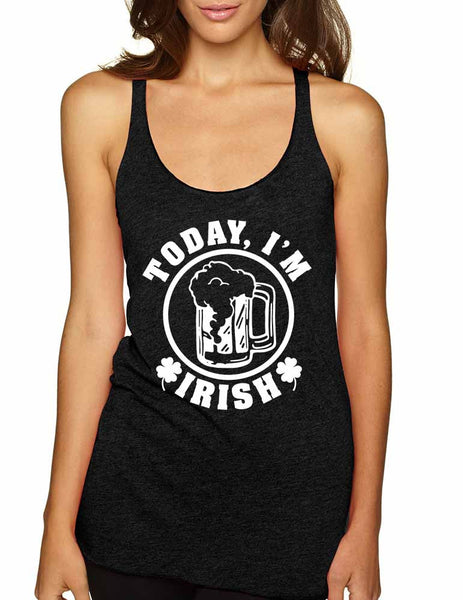 Today I'm Irish women tankop saint patricks day - ALLNTRENDSHOP - 3