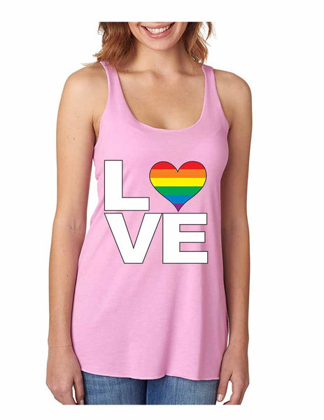Love pride gays lesbians women Triblend Tanktop - ALLNTRENDSHOP - 2