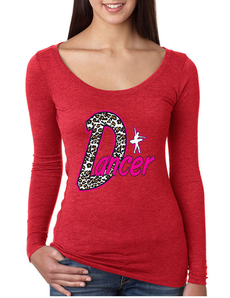 Dancer White Leopard cheetah women`s long sleeve Pullover - ALLNTRENDSHOP