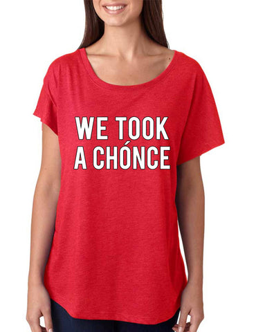 Niall Horan We took a chonce Women's Tri-Blend Dolman - ALLNTRENDSHOP - 1