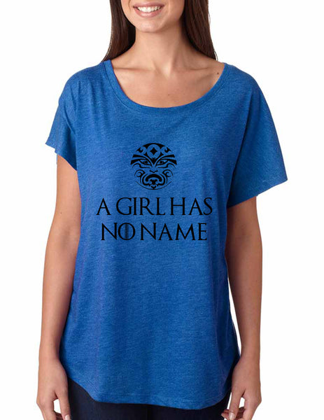 A Girl Has No Name women tri-blend dolman shirt - ALLNTRENDSHOP