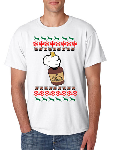Men's T Shirt Henny Christmas Ugly Xmas Shirt Trendy Gift Cute Tshirt