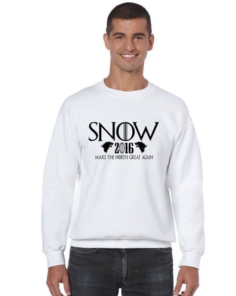 Snow 2016 Make The North Great Again men sweatshirt - ALLNTRENDSHOP - 3