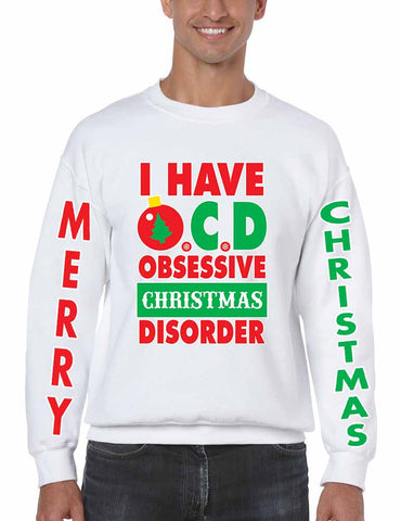 Obsessive christmas disorder Men's Sweatshirt - ALLNTRENDSHOP - 1