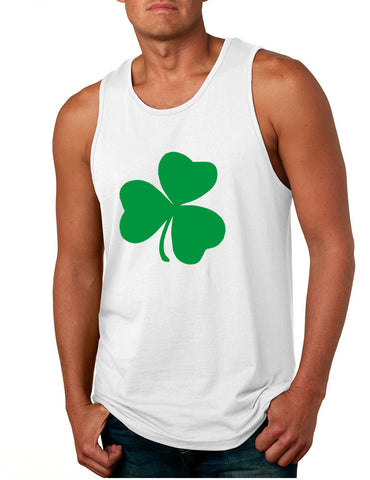 Men's Tank Top Green Shamrock Graphic St Patrick's Day Top - ALLNTRENDSHOP - 1