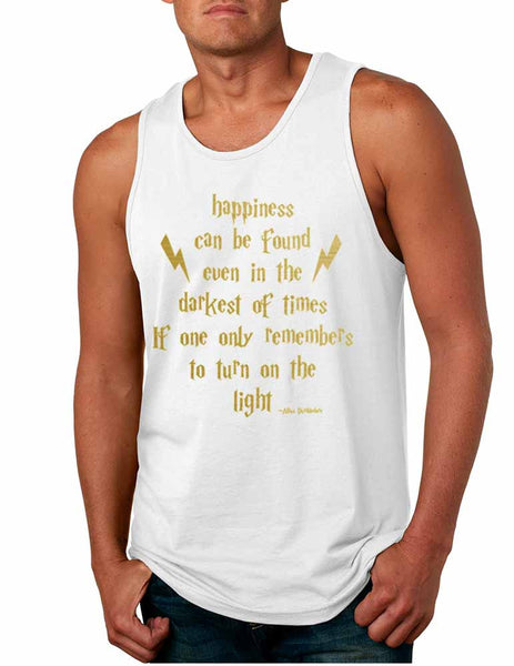 Men's Tank Top Happiness Can Be Found Even In The Darkest