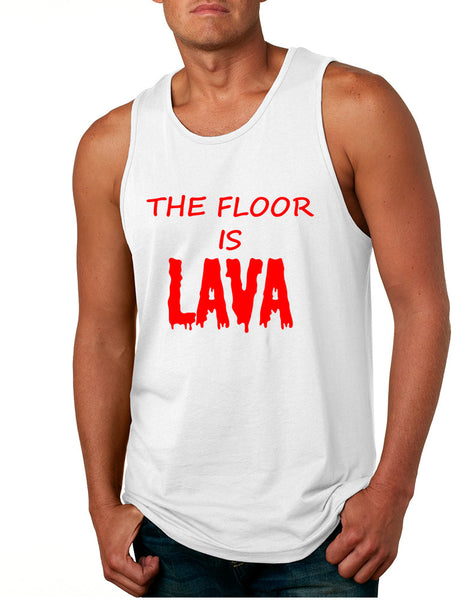 Men's Tank Top The Floor Is Lava Game Red Hot Popular Funny Top