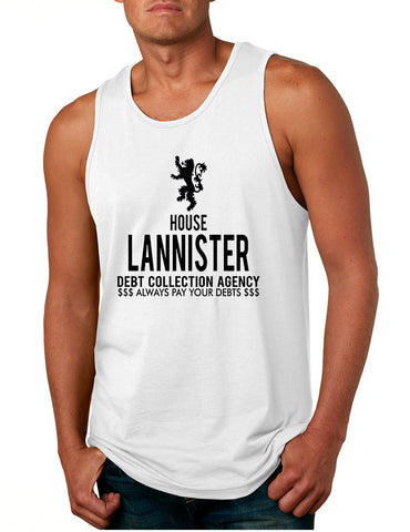 Men's Tank Top House Lannister Debt Collection Agency Cool