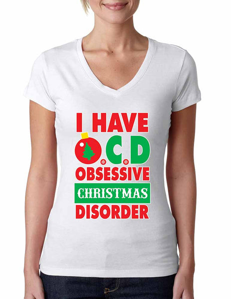 Obsessive christmas disorder Women's Sporty V - ALLNTRENDSHOP - 1
