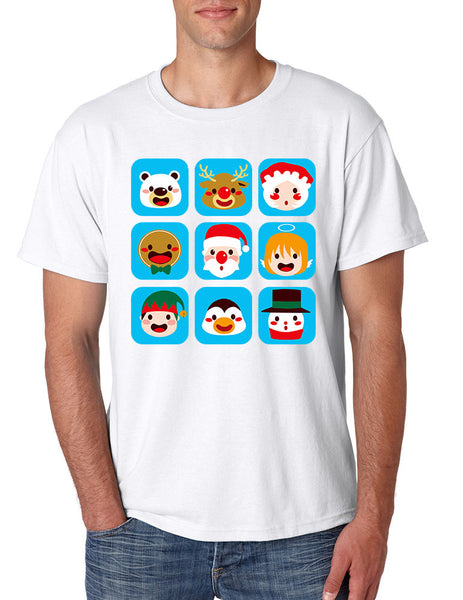 Men's T Shirt Christmas Icons Cool Ugly Xmas Symbols Shirt - ALLNTRENDSHOP - 5