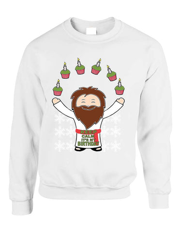 happy birthday Jesus women sweatshirt - ALLNTRENDSHOP