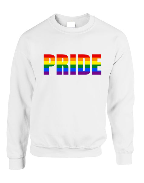 Adult Sweatshirt Pride Rainbow Colors Love Gay Lesbian Top