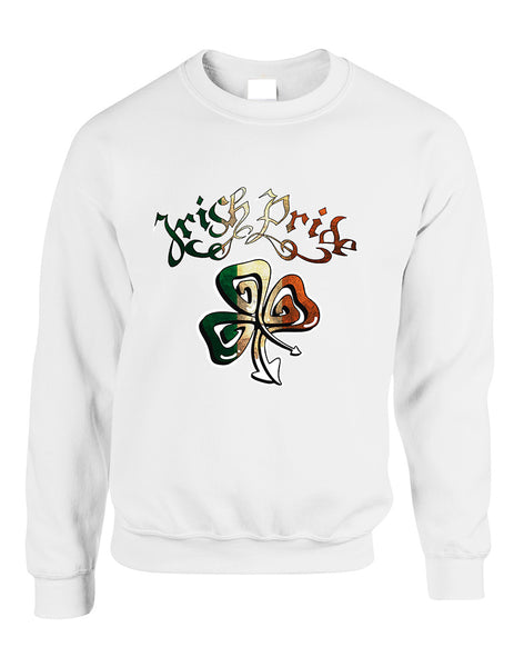 Adult Sweatshirt Irish Pride Shamrock St Patrick's Day Top