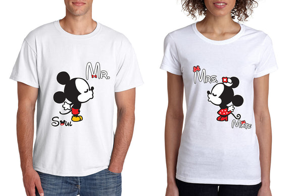 Mr soul Mrs mate kiss couples shirts Valentines day - ALLNTRENDSHOP - 2