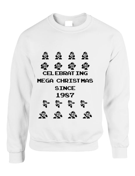 Adult Crewneck Celebrating Mega Christmas Ugly Sweater Gift - ALLNTRENDSHOP - 3