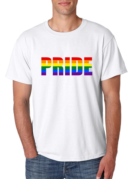 Men's T Shirt Pride Rainbow Colors Gay Love Parade Tee