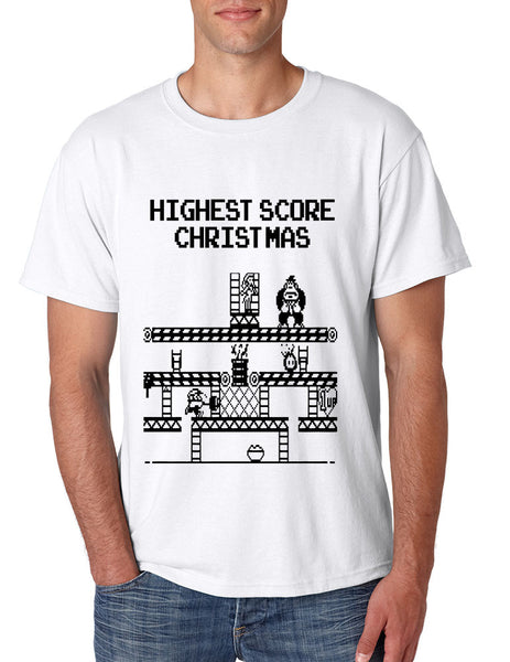 Men's T Shirt Highest Score Christmas Ugly Sweater Cool Gift - ALLNTRENDSHOP - 3