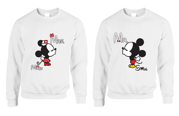 Mr soul Mrs mate kiss couples sweaters Valentines day - ALLNTRENDSHOP - 2