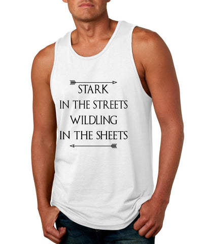 Stark in the streets wildling in the sheets men jersey tank top - ALLNTRENDSHOP - 1