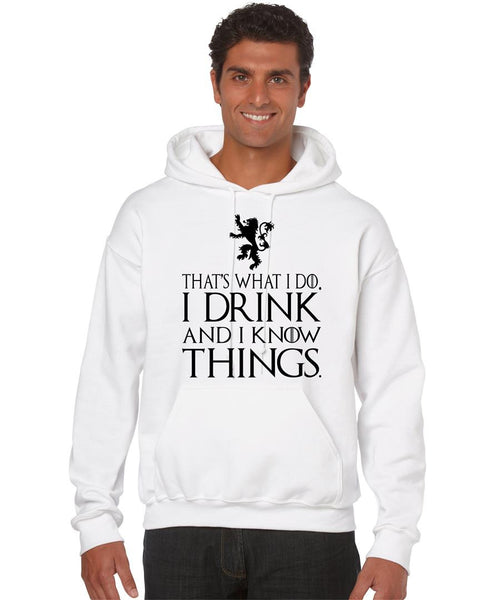 That What I Do I Drink And I Know Things men Hoodie - ALLNTRENDSHOP - 3