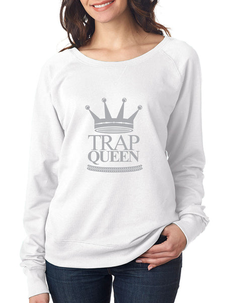Trap Queen long sleeve Pullover women - ALLNTRENDSHOP - 4