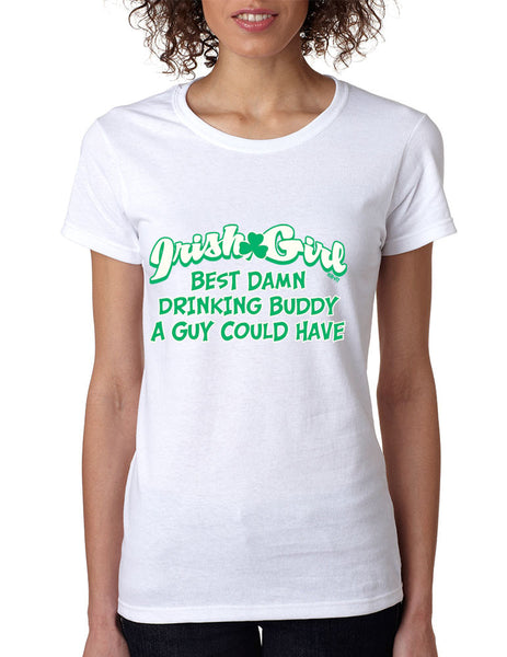 Irish girl best Drinking buddy women t-shirt st patricks - ALLNTRENDSHOP - 2