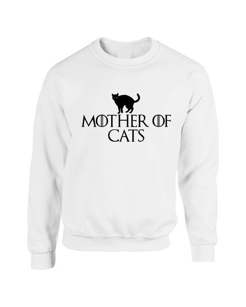 Mother of cats womens Sweatshirt