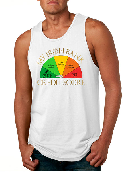 Men's Tank Top My Iron Bank Credit Score Lannister Top