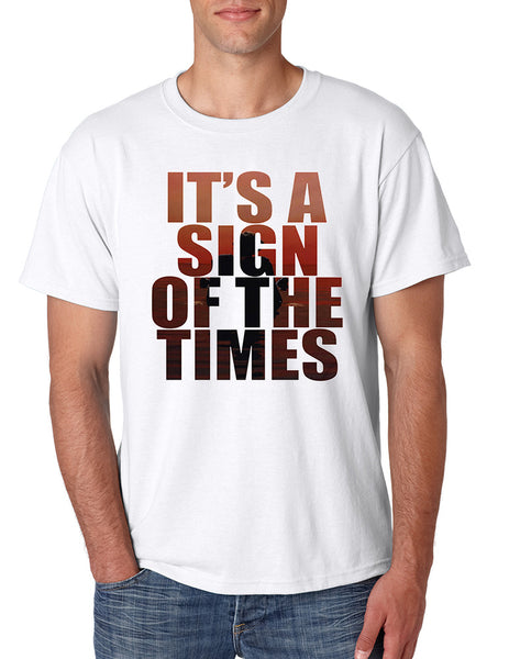 Men's T Shirt It's A Sign Of The Times Styles Shirt Popular Top