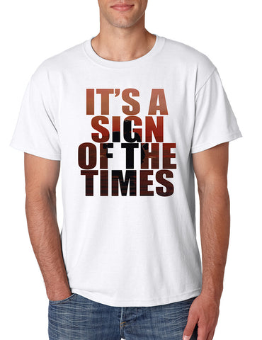 Men's T Shirt It's A Sign Of The Times Styles Shirt Popular Top