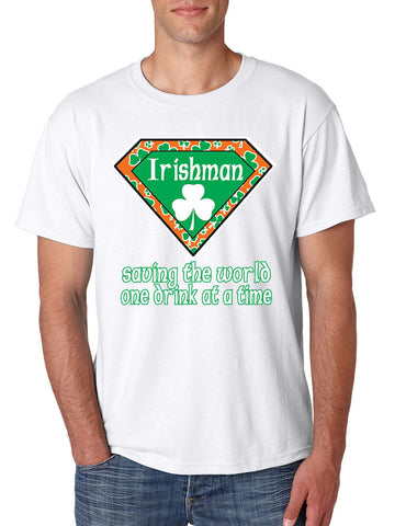Irishman saving the world st patricks men t-shirt - ALLNTRENDSHOP - 1