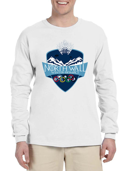 Men's Long Sleeve North Wall Winter Olympics Cool Shirt
