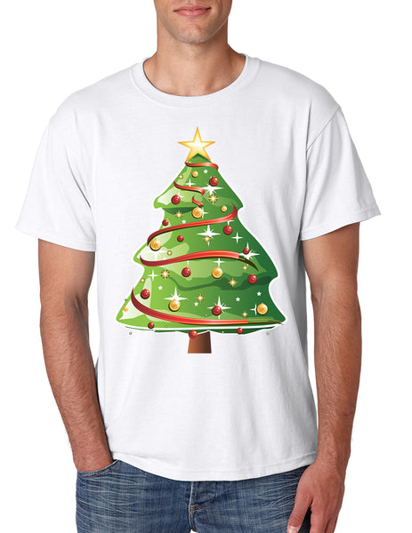 Men's T Shirt Christmas Tree Cute Holiday Gift Trendy Ugly Tee