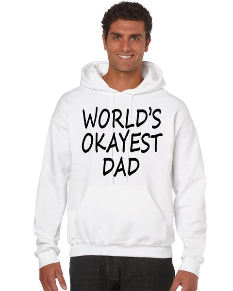 World's OKayest dad fathers day men Hoodie - ALLNTRENDSHOP - 2