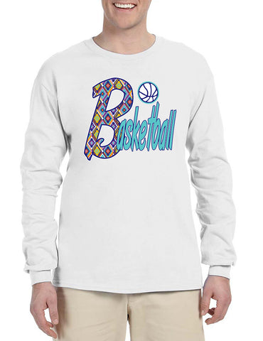 Men's Long Sleeve Basketball Aztec Love Sport Gym Fitness Tee