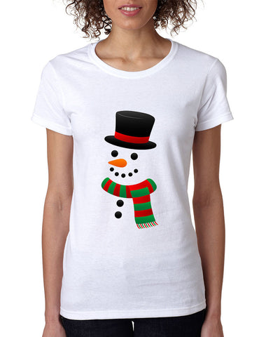 Women's T Shirt Snowman Ugly Christmas Xmas Gift Cool Tee